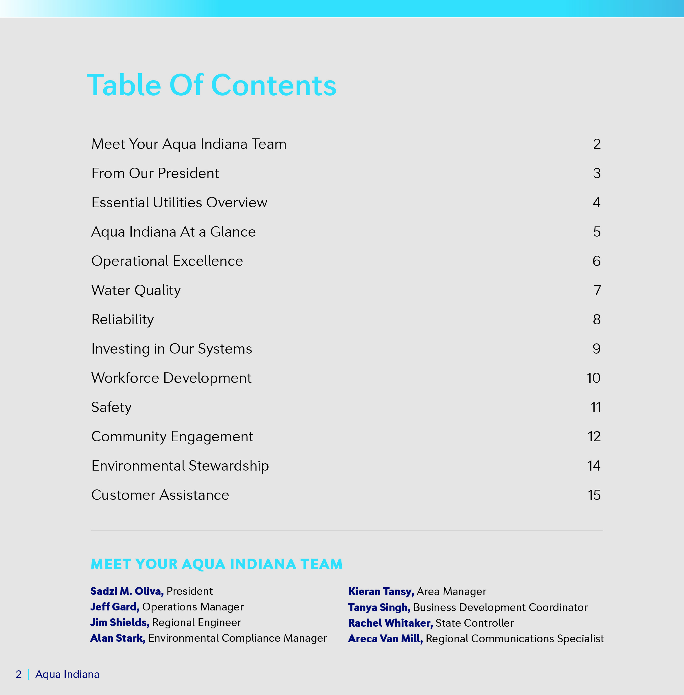 aqua indiana booklet